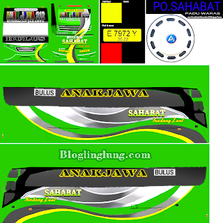 Livery Bus Sahabat Bulus