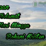 Ucapan Selamat Hari Minggu Rohani Kristen