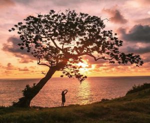 Senja di Pantai Kesirat Yogyakarta