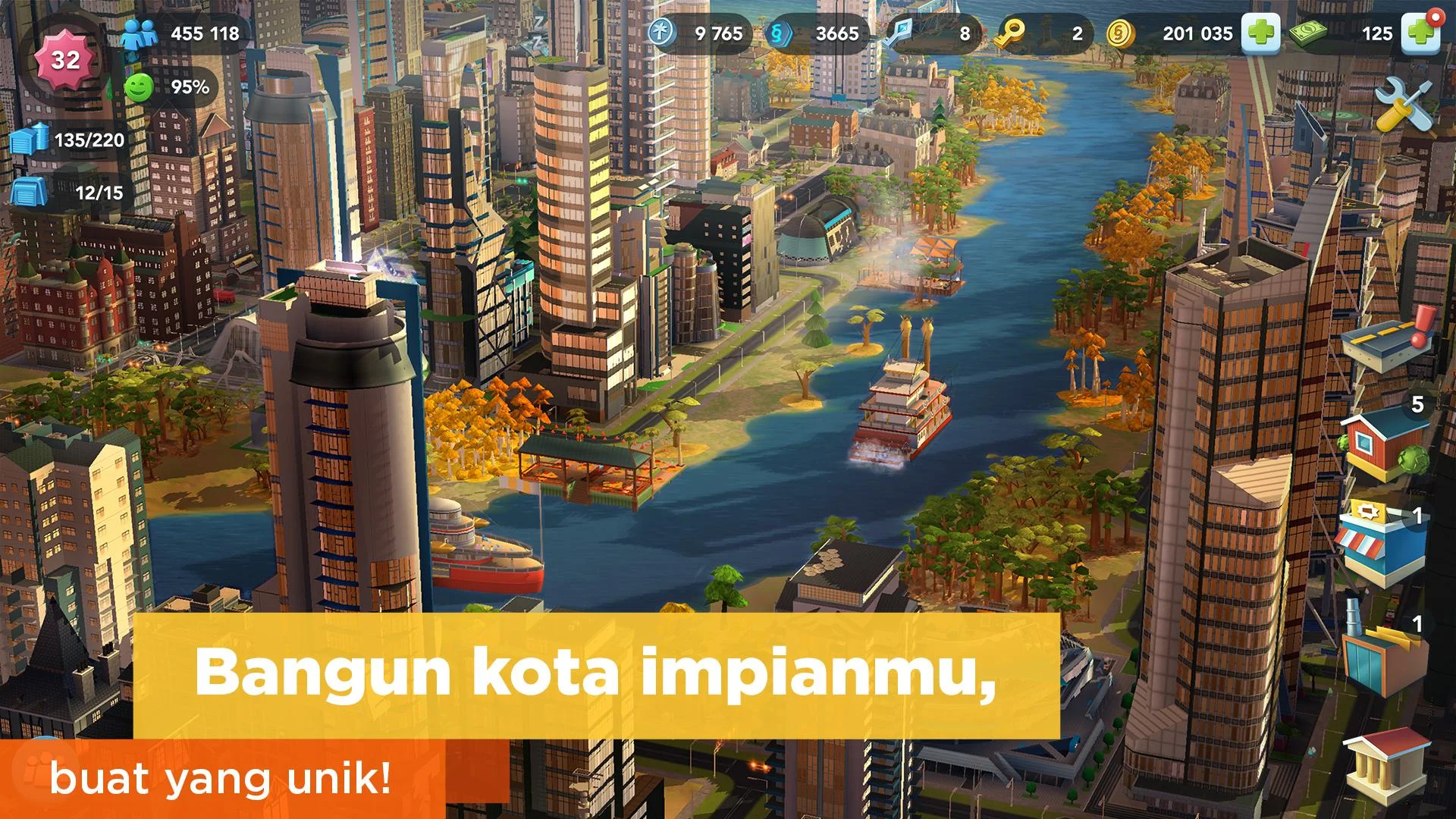 Game Simcity Membangun Kota Terbaik di Android