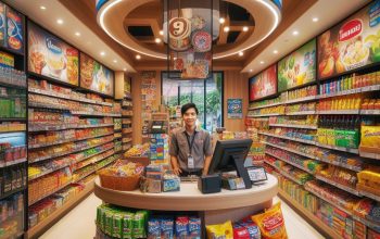 Berbagai jajanan populer di Indomaret yang disukai wanita, termasuk coklat, snack, dan minuman sehat.