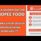 cara daftar shopee food