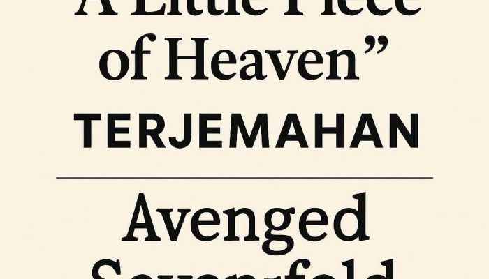 Lirik dan Terjemahan Lagu A Little Piece of Heaven – Avenged Sevenfold